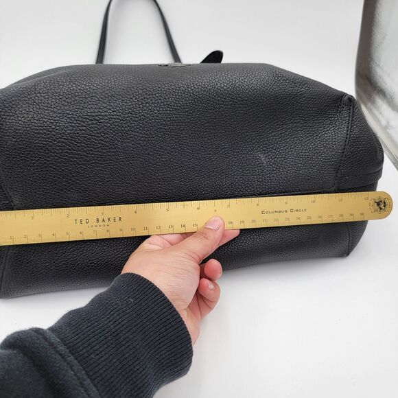 Limited Edition Coach Tote Large Black Pebble Leather Wild Beast 36315 - Picture 14 of 16